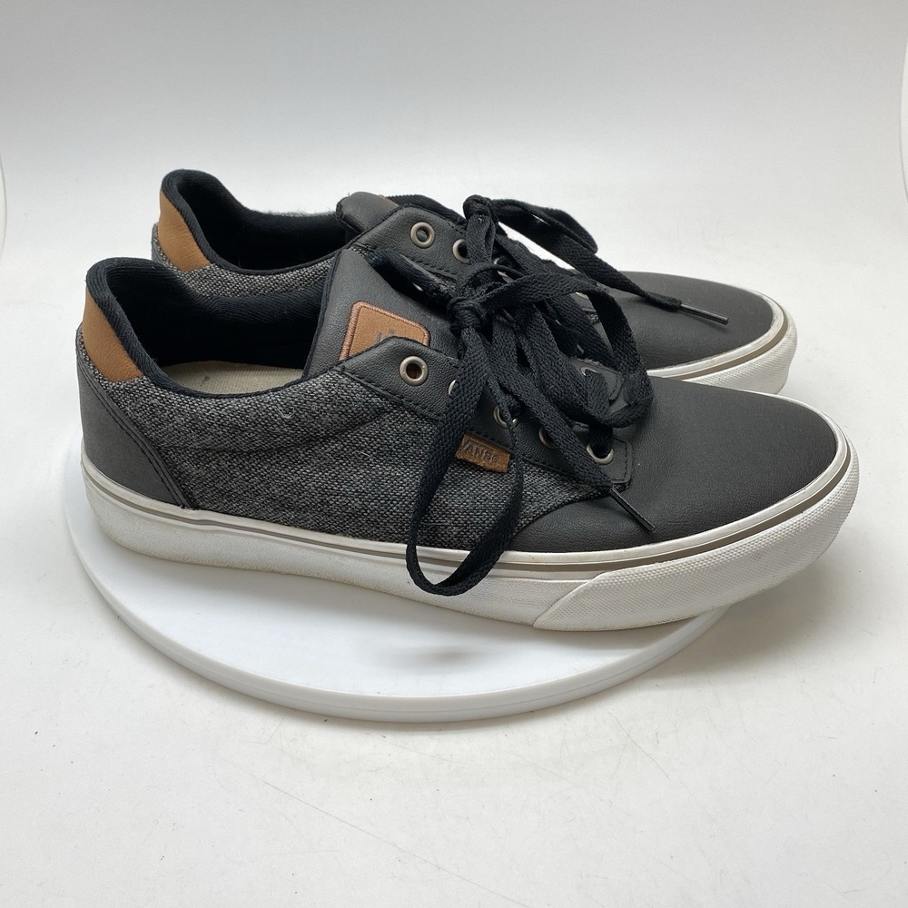 Vans Atwood Deluxe Mens 8.5 Gray Athletic Casual Skater Shoes Sneakers 721356